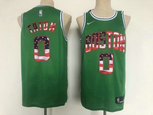 Maillot de Basket #0 jayson tatum Celtics 2022 4th of july Vert